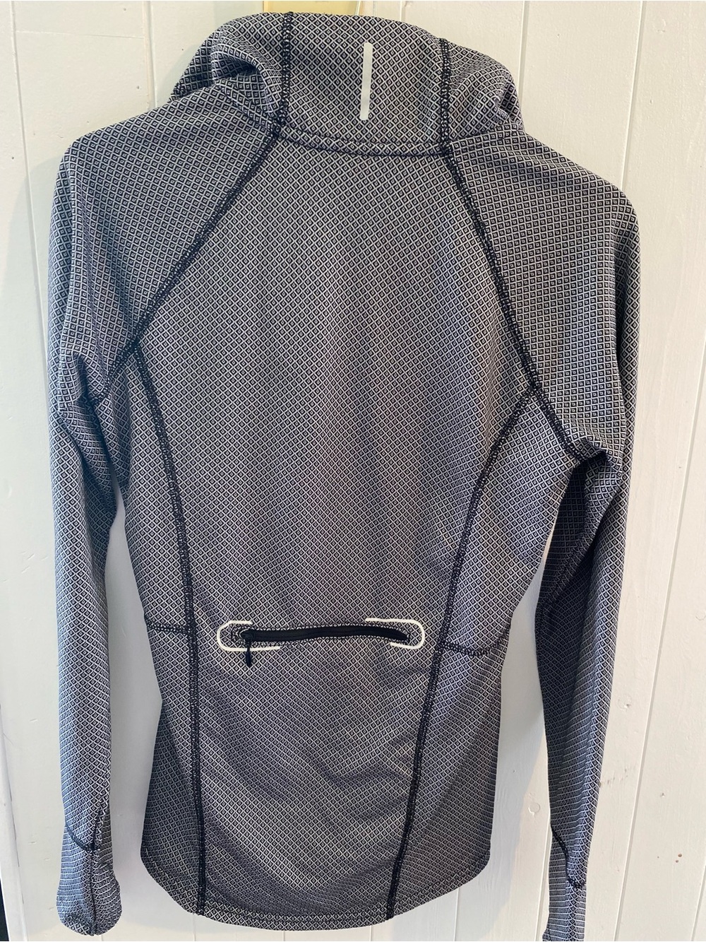 Puma Women’s Gray Patterned Hooded Jacket